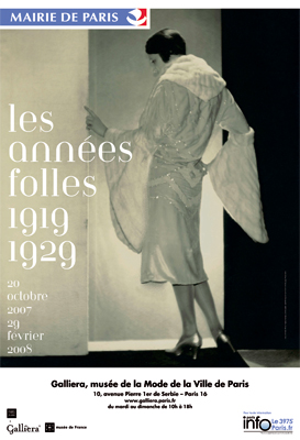 Poster The Roaring Twenties at Galliera, Paris
