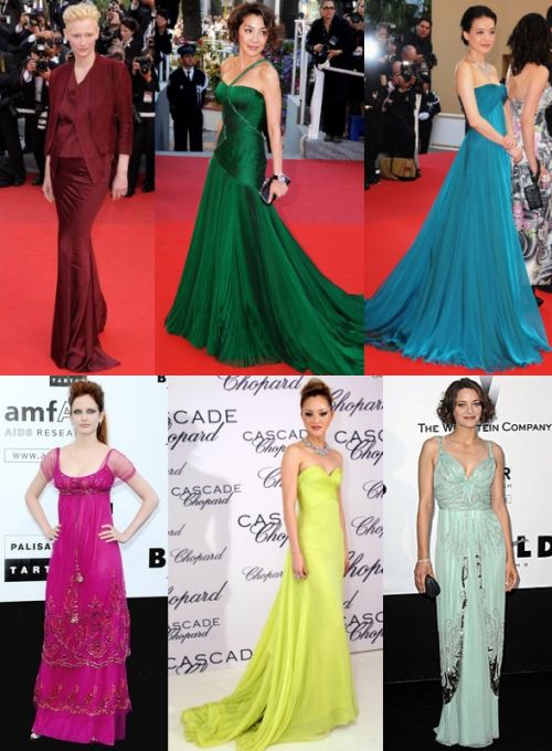 bold colors at Cannes 2009