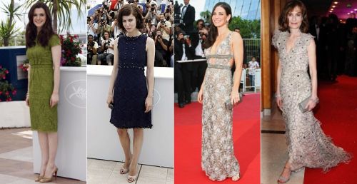 lace dresses at Cannes 2009