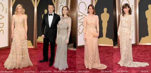 Oscar 2014 red carpet style: embellished gowns