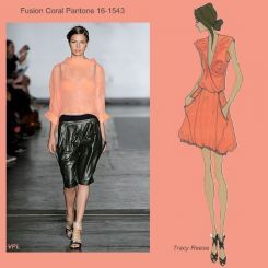 Pantone spring 2010 fashion colour report: Fusion Coral